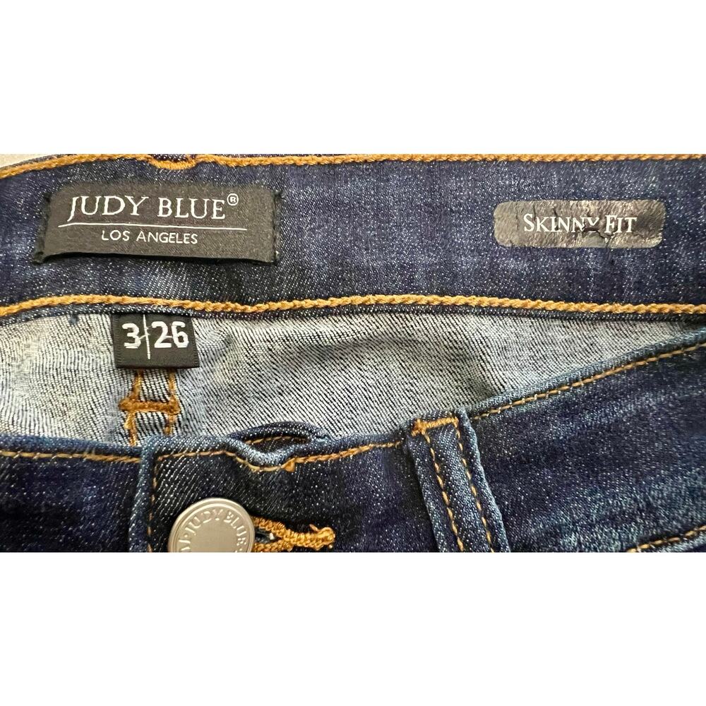 Judy Blue Brand Jeans.  Skinny Fit, Size 3, Dark Wash - Picture 3 of 6